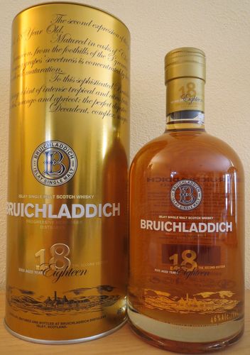 Bruichladdich - 18 Years - Oak Casks - Second Edition - 46%