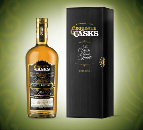 North British - 30 Years - Exquisite Cask (The Caskhound) - Single Grain Scotch Whisky - 42,2%
