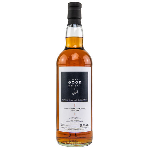 Deantson - 10 Years - 2012 / 2022 - Ruby Port Barrique - Simply Good Whisky - 58,7%