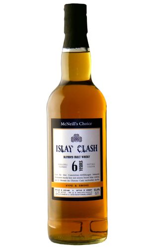 Islay Clash - 6 Years - Secret Islay + Ardbeg - "Hype & Smoke" - Blended Malt Whisky - 53,4%