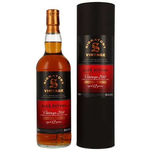 Glenrothes - 12 Years - Vintage 2011 - Edition #02 - Signatory - 48,2%