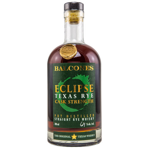 Balcones - Eclipse - Texas Rye Whisky - Cask Strength - 64%