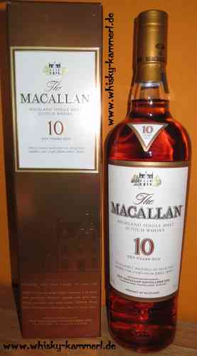 Macallan 10 - Sherry Oak - 40% (old Edition)