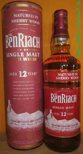 BenRiach - 12 Years - Sherry Wood (old Edition)