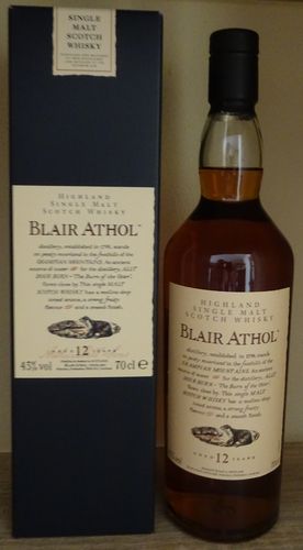 Blair Athol - 12 Years (Flora & Fauna) - 43% (Abfüllung in Box - Bottle-Code: L2347CM000 - 07644198)