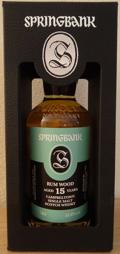 Springbank - 15 Years - Rum Wood - 51%
