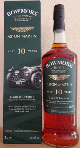 Bowmore - Aston Martin - 10y. - Dark & Intense - 40% -1 Liter