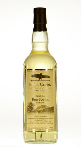 Ben Nevis - Black Corbie - 6 Years - Barbados Rum Barrel Finish - heavily peated - 52,3%