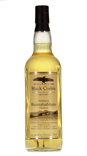 Bunnahabhain - Black Corbie - 8 Years - Staoisha Style Peated - 52,6%