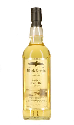 Caol Ila - Black Corbie - 6 Years - 24.07.2014 / 14.09.2020 - Ex-Bourbon Hogshead  - 61,6%