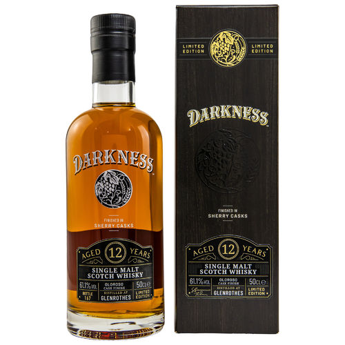 Glenrothes - 12 Years - Oloroso Cask Finish (Darkness) - 61,1% - 0,5 Liter