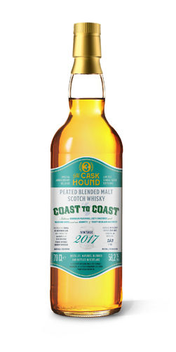 Coast to Coast - The Caskhound 3rd. Anniversary Bottling - 2017 / 2023 - Peated Blended Malt - 58,2%