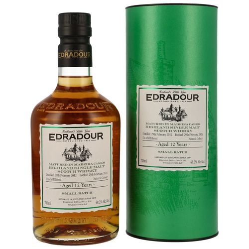 Edradour - 12 Years - 29.02.2012 / 29.02.2024 - Madeira Casks - 48,2%